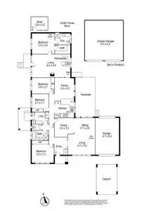 Floorplan of Homely house listing, 7 Chalice Court, Wantirna VIC 3152
