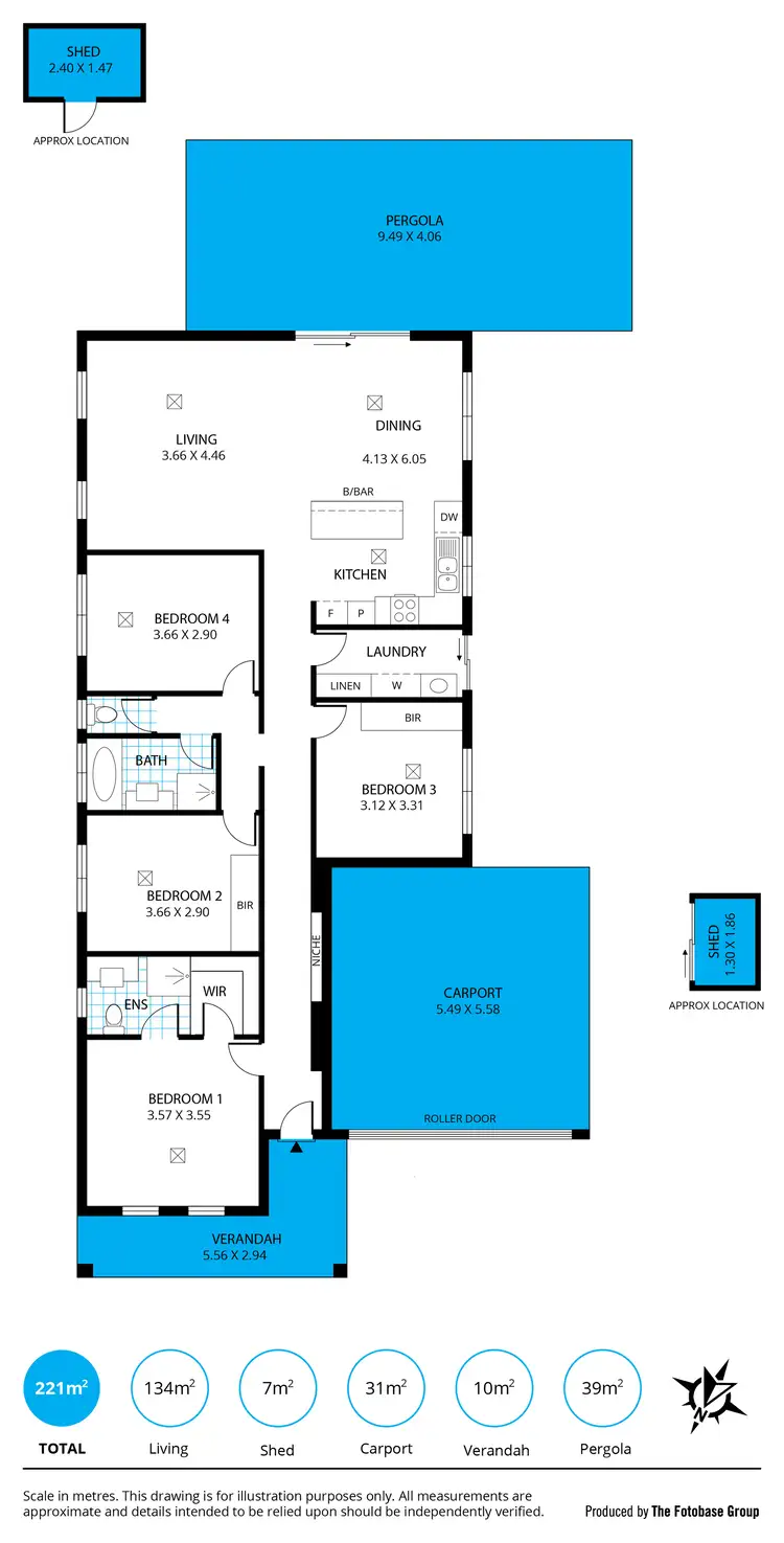 Floorplan of Homely house listing, 7 Adel Circuit, Huntfield Heights SA 5163