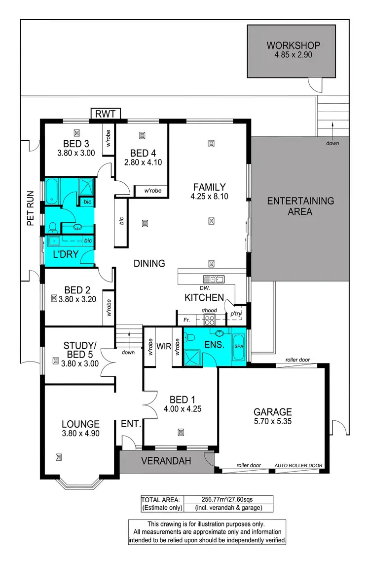 Floorplan of Homely house listing, 7 Thomas Way, Hallett Cove SA 5158
