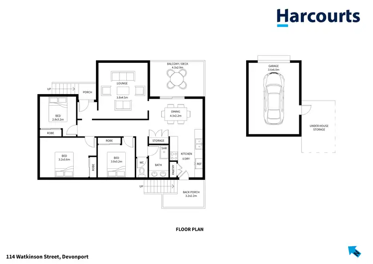 Floorplan of Homely house listing, 114 Watkinson Street, Devonport TAS 7310