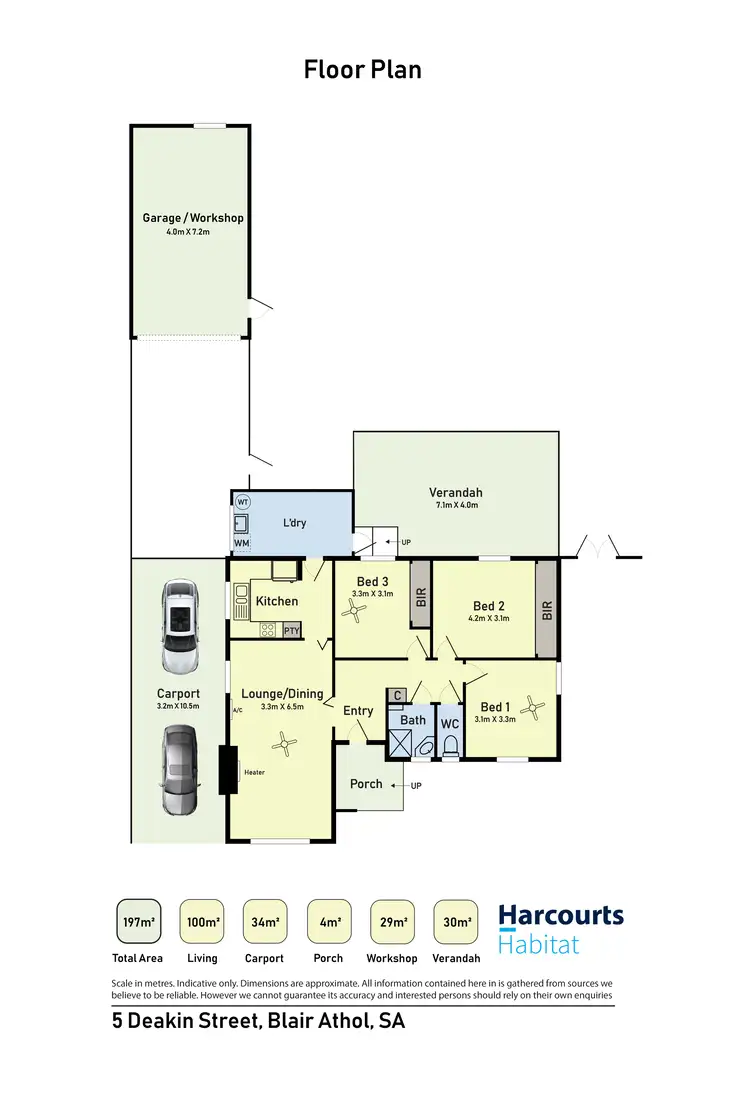 Floorplan of Homely house listing, 5 Deakin Street, Blair Athol SA 5084