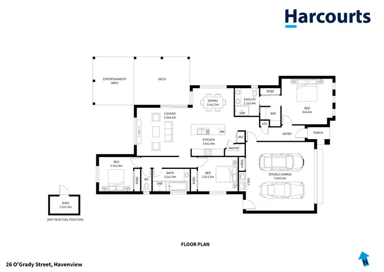Floorplan of Homely house listing, 26 O'Grady Street, Havenview TAS 7320