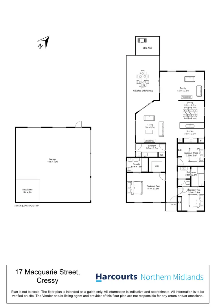 Floorplan of Homely house listing, 17 Macquarie Street, Cressy TAS 7302