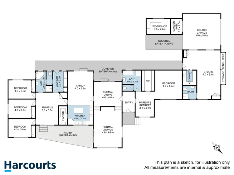 Floorplan of Homely house listing, 3 Bluewater Court, Kingston Beach TAS 7050