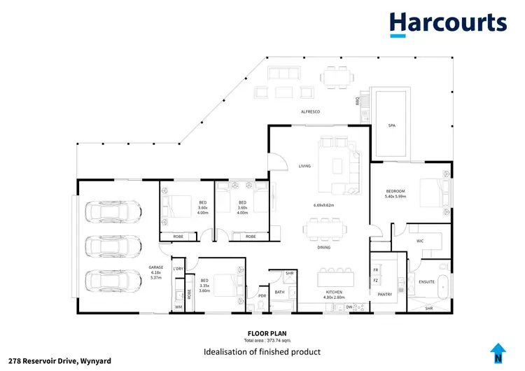 Floorplan of Homely house listing, 278 Reservoir Drive, Wynyard TAS 7325