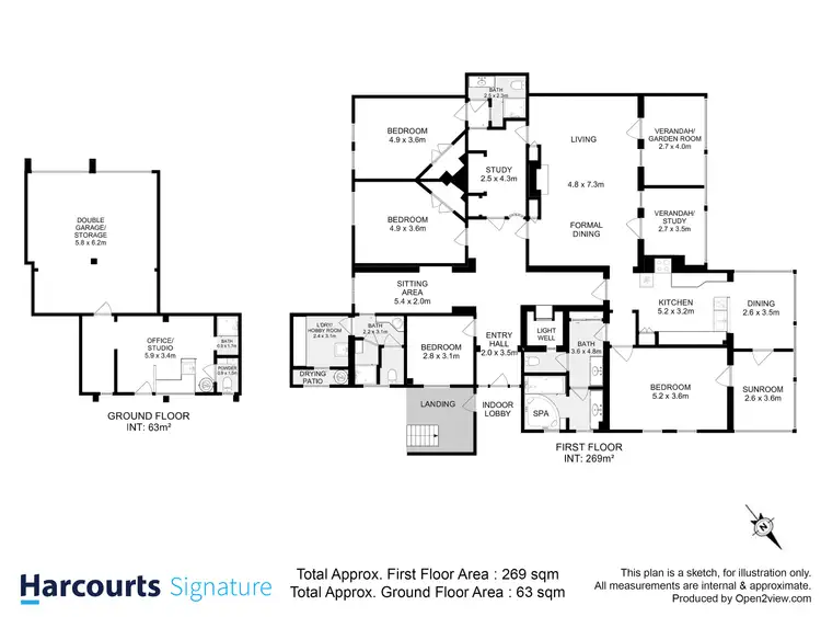 Floorplan of Homely apartment listing, 8/80-82 Hampden Road, Battery Point TAS 7004