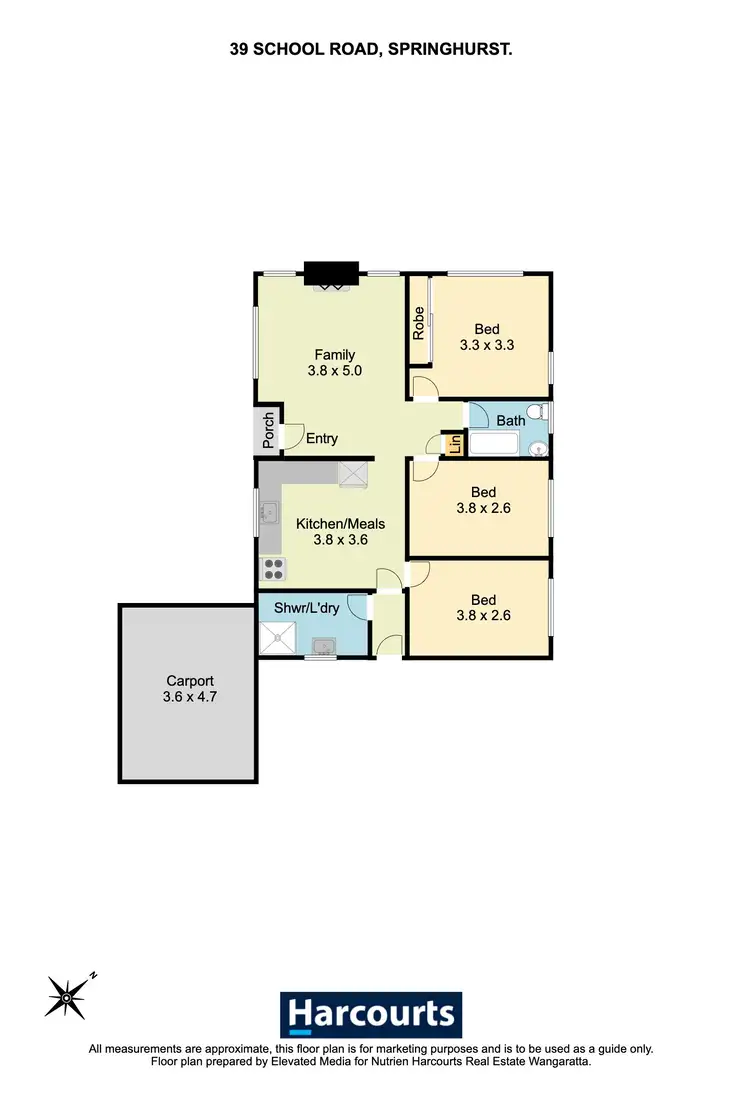 Floorplan of Homely house listing, 39 School Road, Springhurst VIC 3682