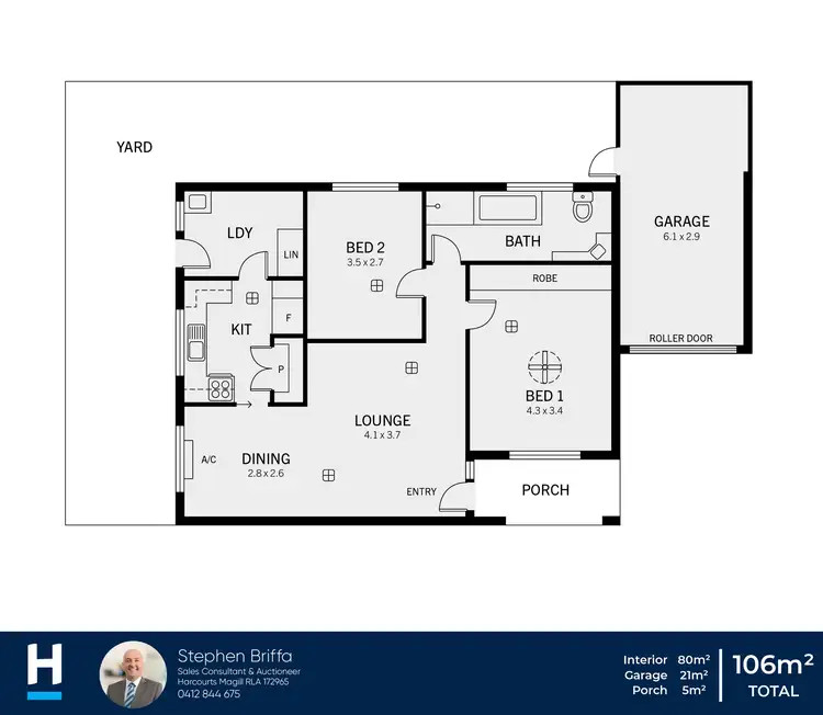 Floorplan of Homely unit listing, 4/432 Magill Road, Kensington Gardens SA 5068