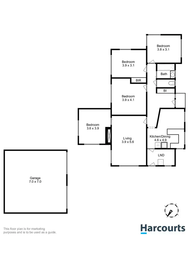Floorplan of Homely house listing, 11 Ruthwell Street, Montrose TAS 7010