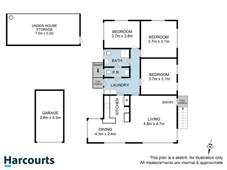Floorplan of Homely house listing, 10 Maweena Place, Kingston TAS 7050