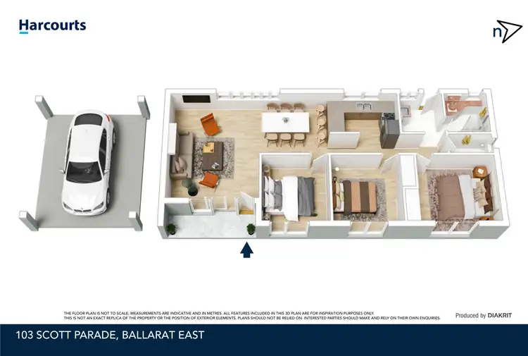 Floorplan of Homely house listing, 103 Scott Parade, Ballarat East VIC 3350