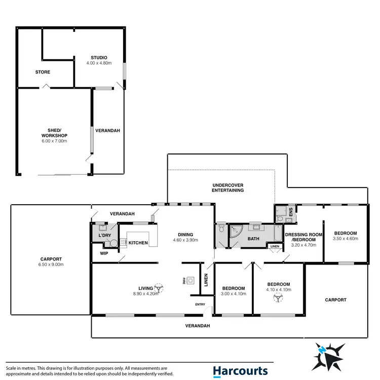 Floorplan of Homely house listing, 14 Clark Street, Goolwa SA 5214