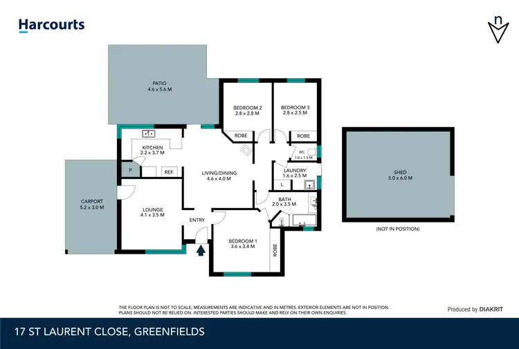 Floorplan of Homely house listing, 17 St Laurent Close, Greenfields WA 6210