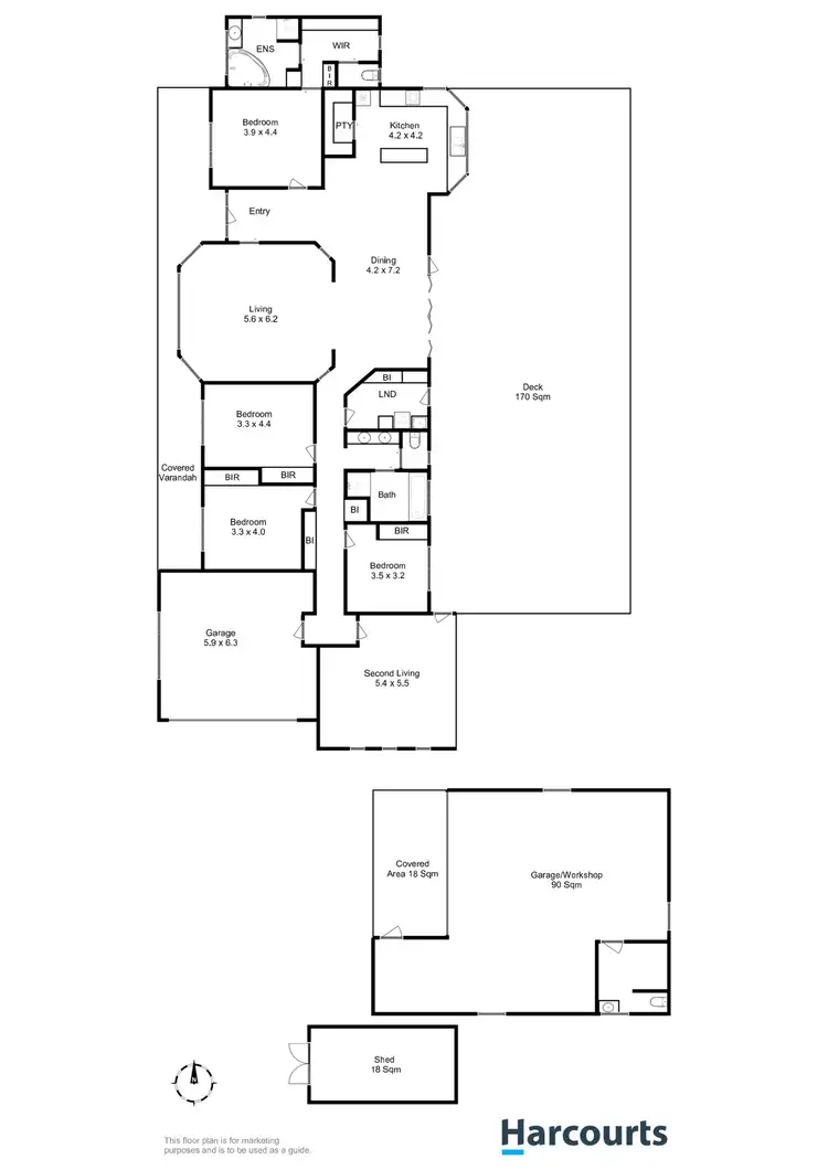 Floorplan of Homely house listing, 121 Kelson Place, Acton Park TAS 7170