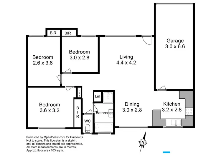 Floorplan of Homely house listing, 2/43 Mccall Terrace, Stony Rise TAS 7310