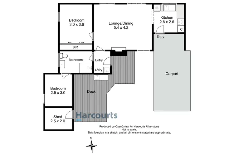 Floorplan of Homely unit listing, 9A Charles Street, Ulverstone TAS 7315