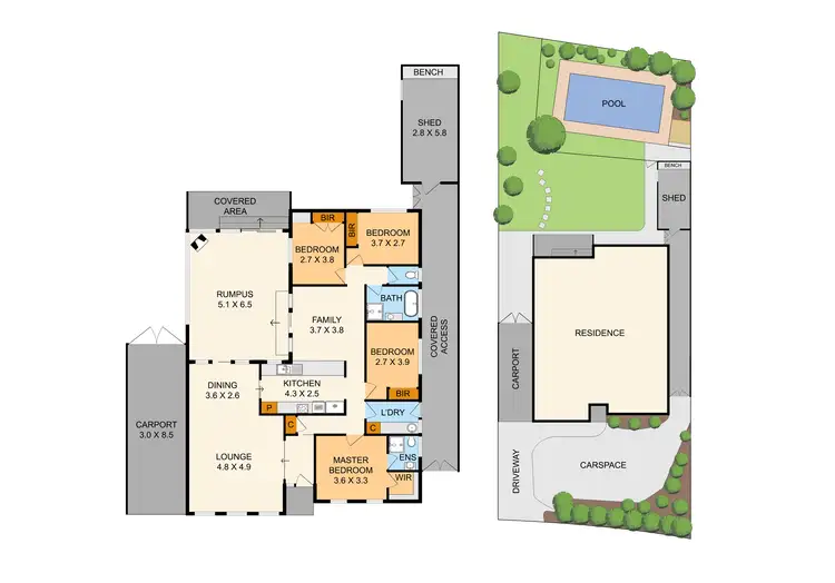 Floorplan of Homely house listing, 16 Agora Boulevard, Ferntree Gully VIC 3156