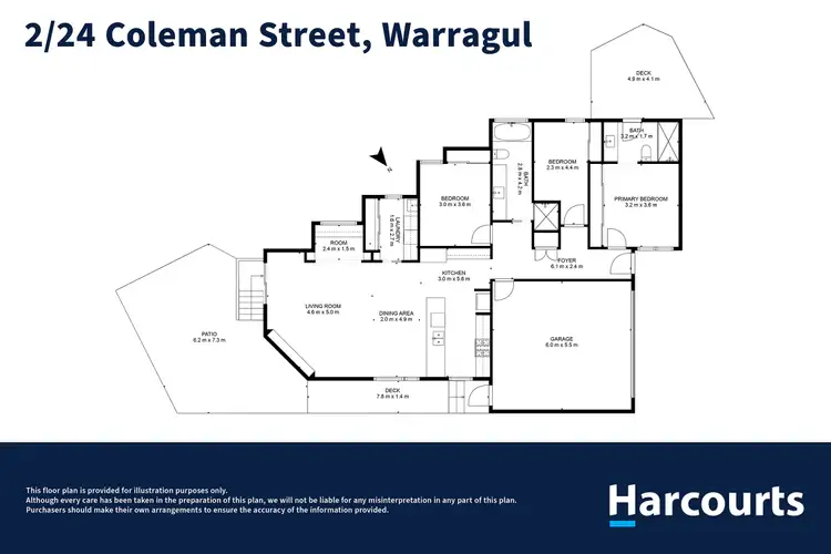 Floorplan of Homely house listing, 2/24 Colman Street, Warragul VIC 3820
