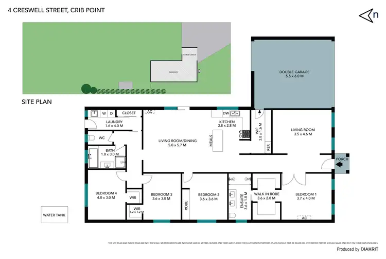 Floorplan of Homely house listing, 4 Creswell Street, Crib Point VIC 3919
