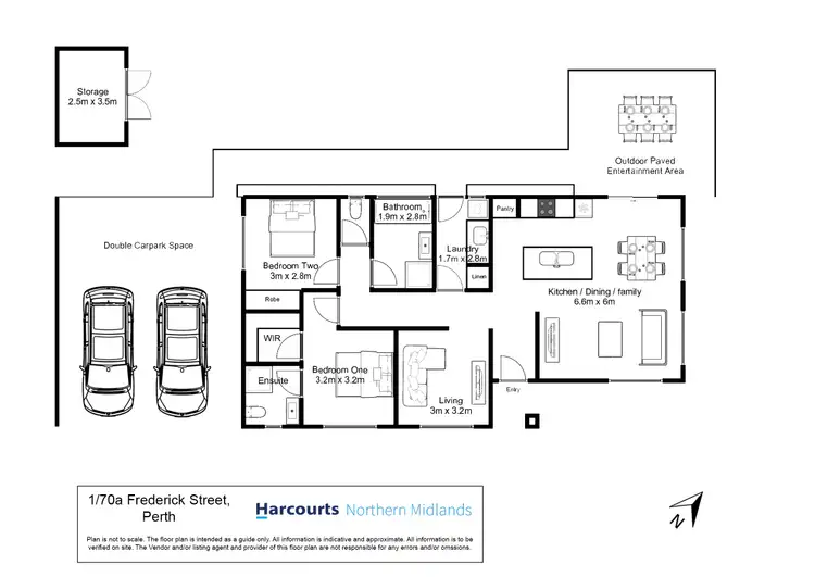 Floorplan of Homely house listing, 1/70a Frederick Street, Perth TAS 7300