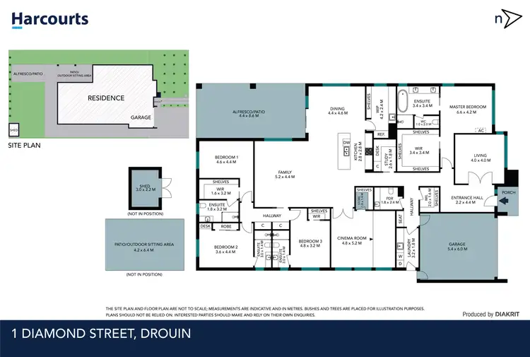 Floorplan of Homely house listing, 1 Diamond Street, Drouin VIC 3818