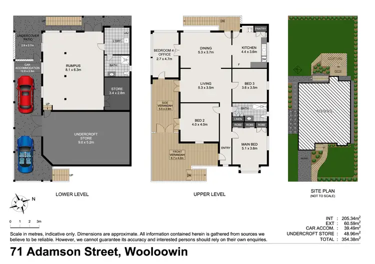 Floorplan of Homely house listing, 71 Adamson Street, Wooloowin QLD 4030