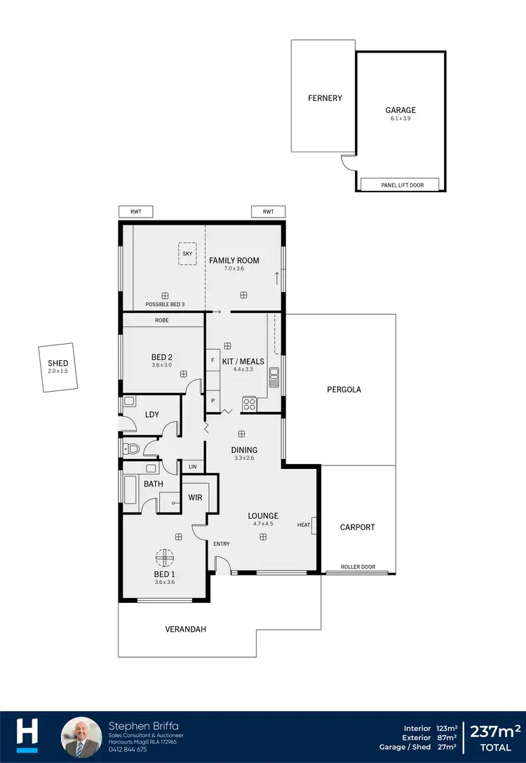 Floorplan of Homely house listing, 2 Verdant Court, Wynn Vale SA 5127