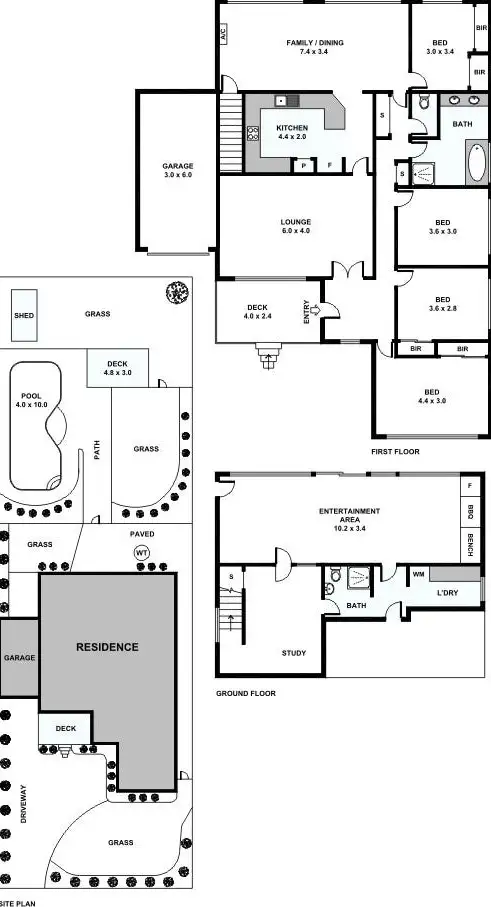 Floorplan of Homely house listing, 3 Summit Avenue, Oak Park VIC 3046