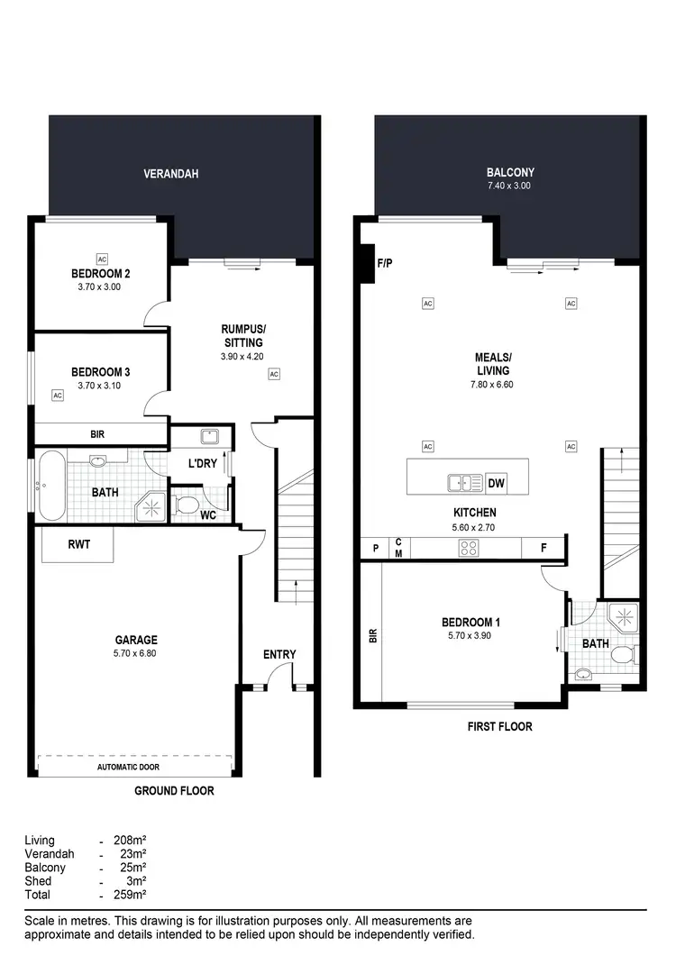 Floorplan of Homely house listing, 125 Seagull Avenue, Hayborough SA 5211