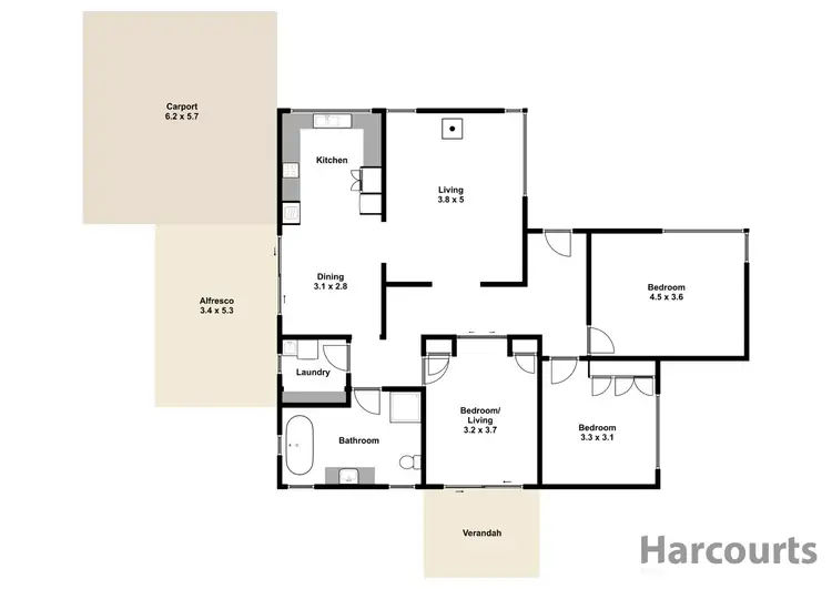 Floorplan of Homely house listing, 140 Walshs Road, Yinnar VIC 3869