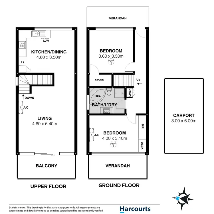 Floorplan of Homely house listing, 2/4 Hutton Street, Port Elliot SA 5212