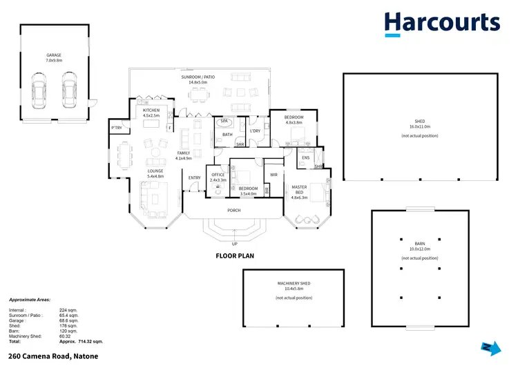 Floorplan of Homely rural property listing, 260 Camena Road, Natone TAS 7321