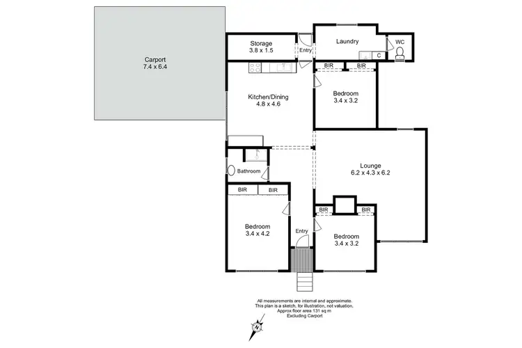Floorplan of Homely house listing, 15 Agnes Street, Rosebery TAS 7470