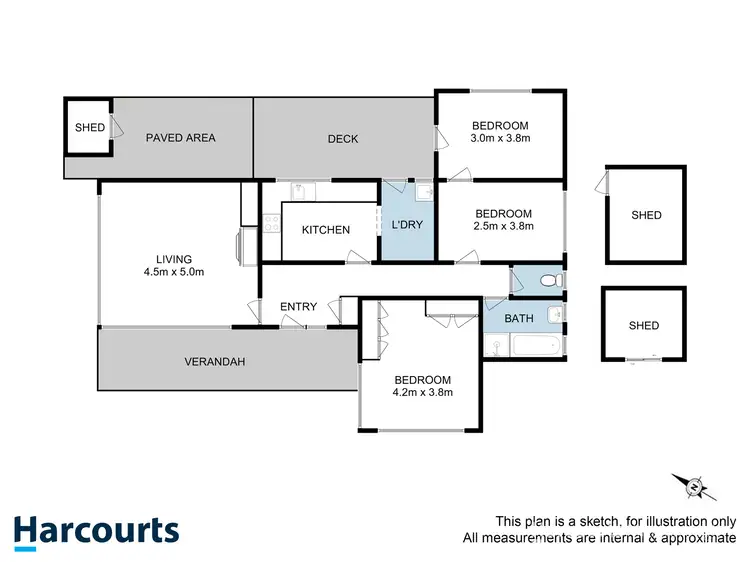 Floorplan of Homely house listing, 21 Olinda Grove, Mount Nelson TAS 7007