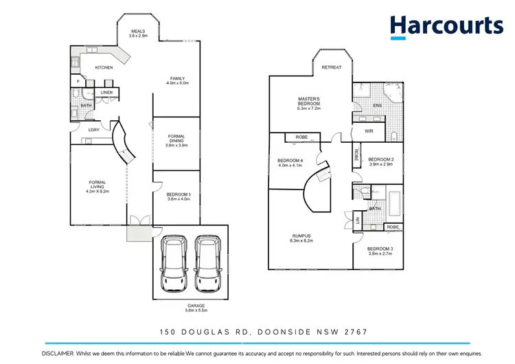 Floorplan of Homely house listing, 150 Douglas Road, Doonside NSW 2767