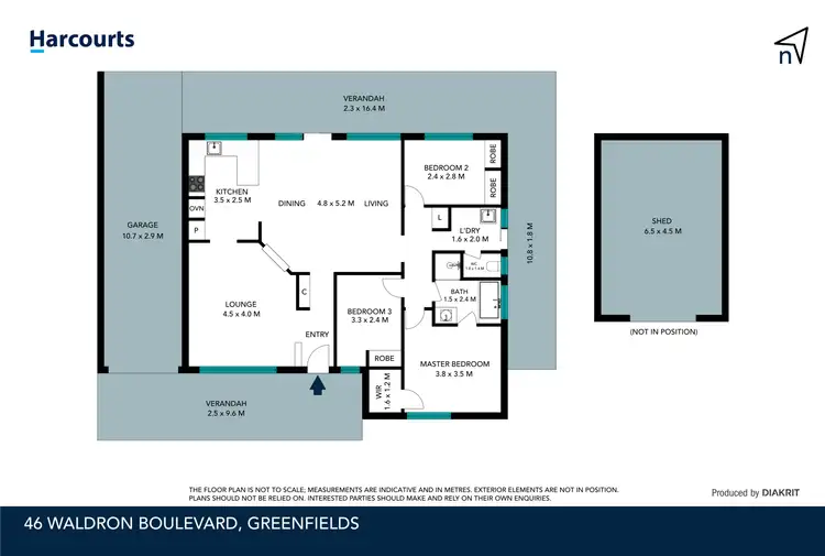 Floorplan of Homely house listing, 46 Waldron Boulevard, Greenfields WA 6210