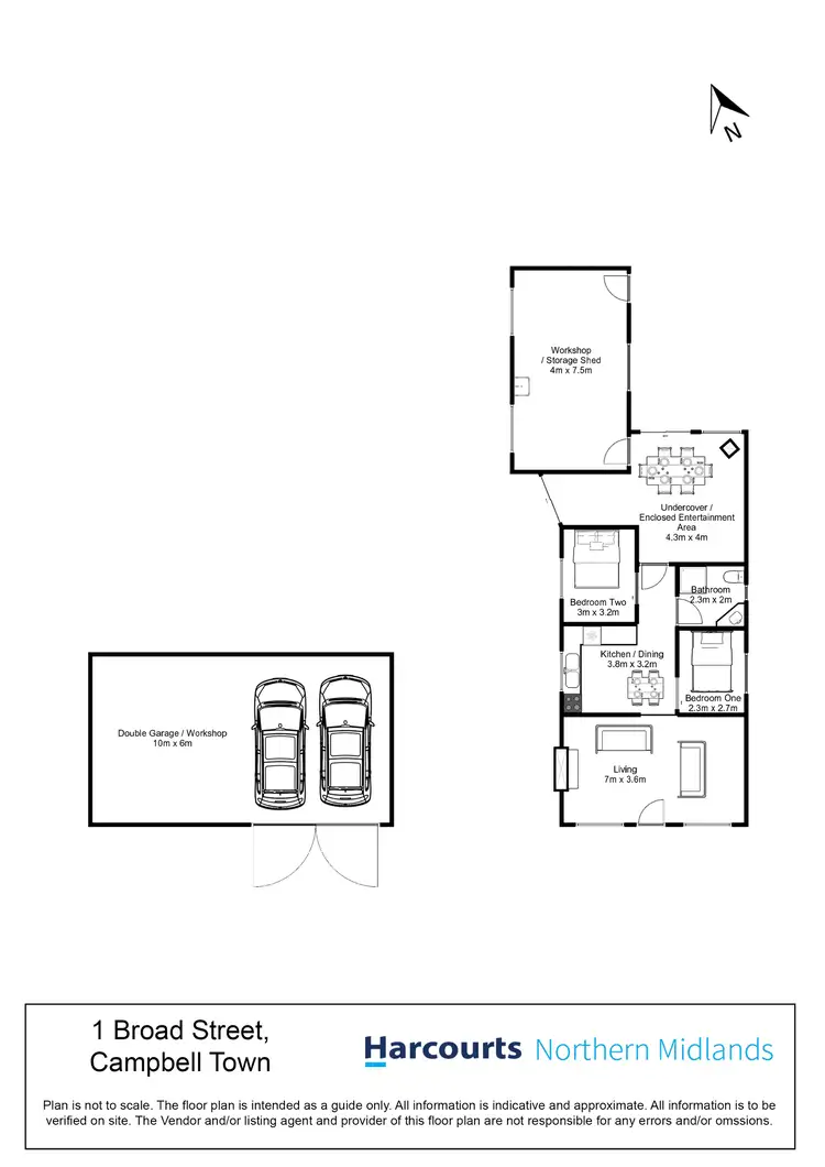 Floorplan of Homely house listing, 1 Broad Street, Campbell Town TAS 7210