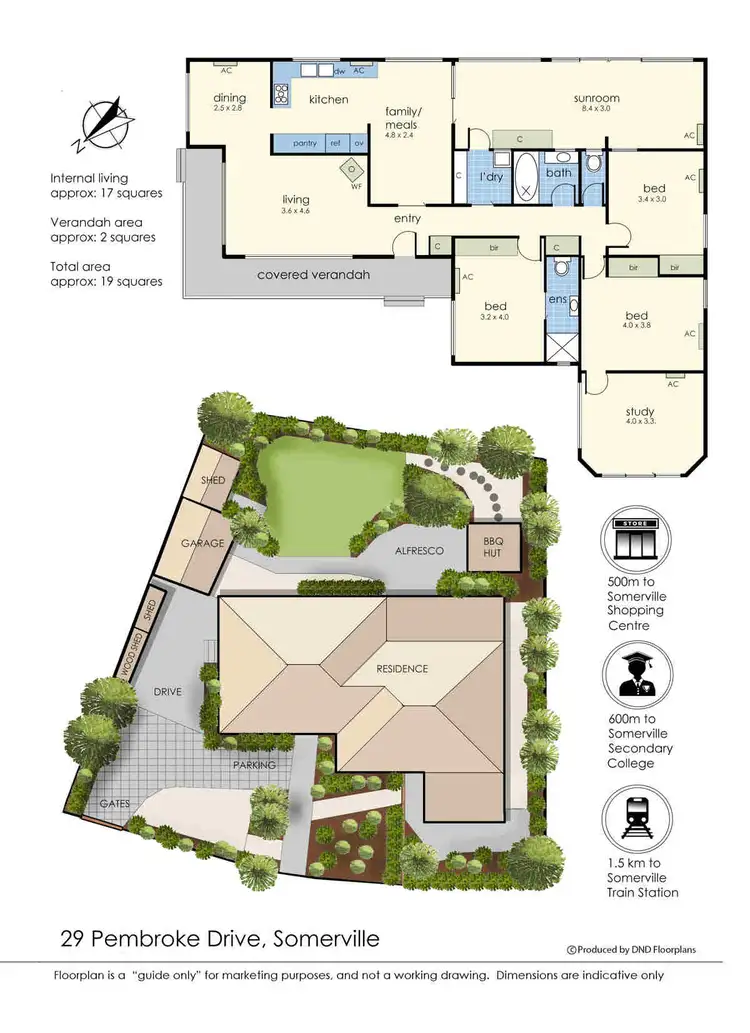 Floorplan of Homely house listing, 29 Pembroke Drive, Somerville VIC 3912