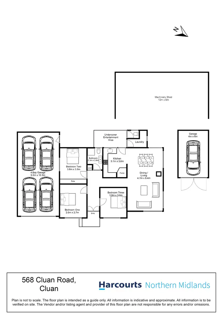 Floorplan of Homely house listing, 568 Cluan Road, Cluan TAS 7303