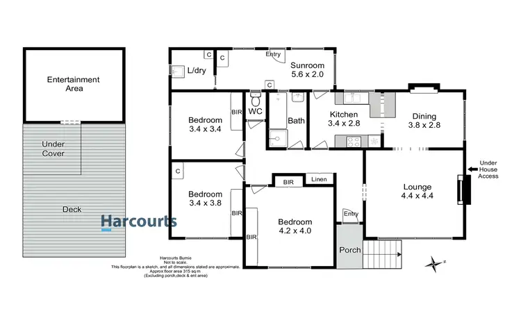 Floorplan of Homely house listing, 22 Mark Street, Hillcrest TAS 7320