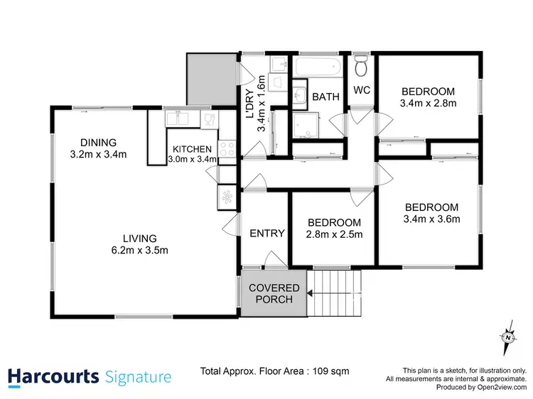 Floorplan of Homely house listing, 52 Brookston Drive, Mornington TAS 7018