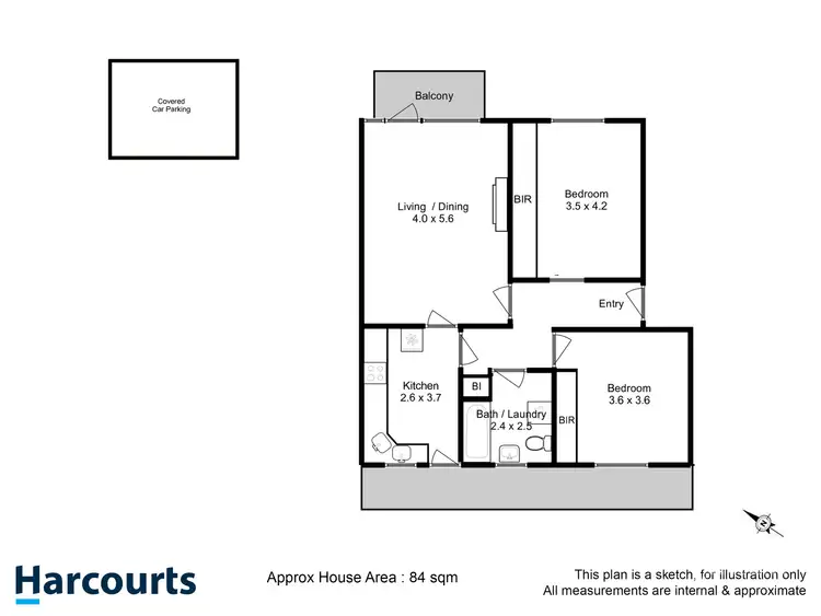 Floorplan of Homely unit listing, 10/1A Sayer Crescent, Sandy Bay TAS 7005