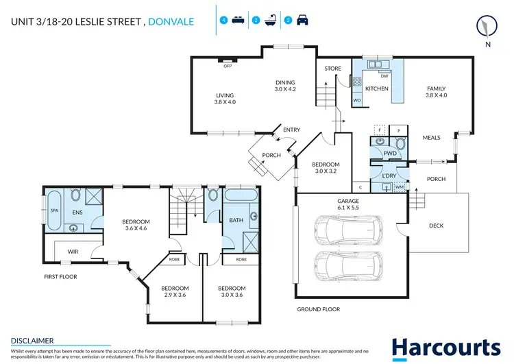 Floorplan of Homely house listing, 3/18-20 Leslie Street, Donvale VIC 3111