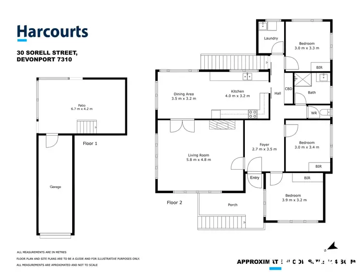 Floorplan of Homely house listing, 30 Sorell Street, Devonport TAS 7310