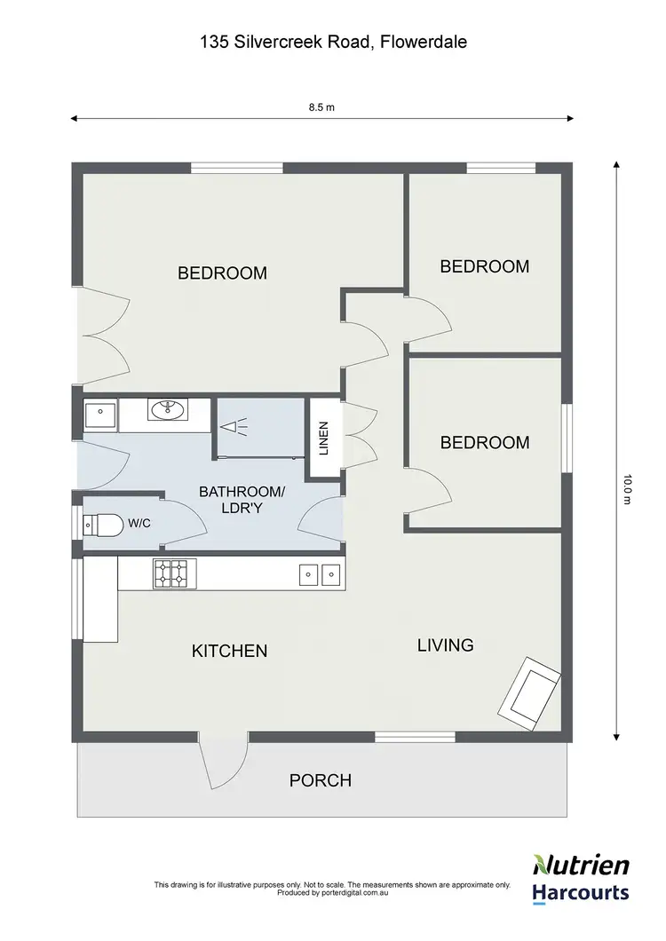 Floorplan of Homely house listing, 135 Silver Creek Road, Flowerdale VIC 3717