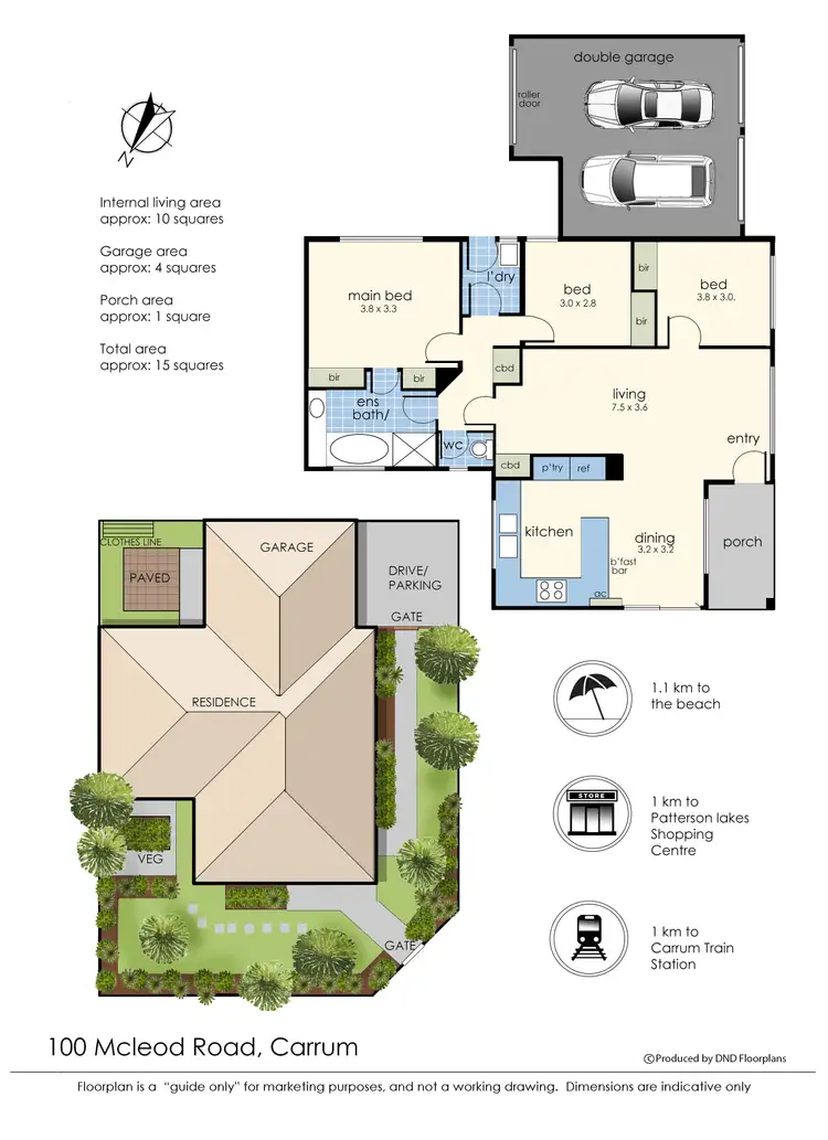 Floorplan of Homely house listing, 100 McLeod Road, Carrum VIC 3197
