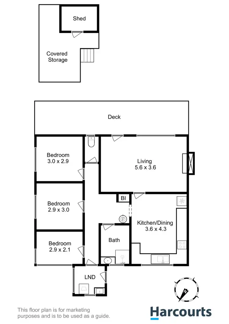 Floorplan of Homely house listing, 435 Shark Point Road, Penna TAS 7171