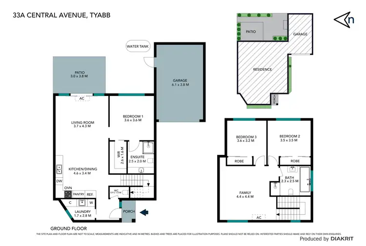 Floorplan of Homely house listing, 33A Central Avenue, Tyabb VIC 3913