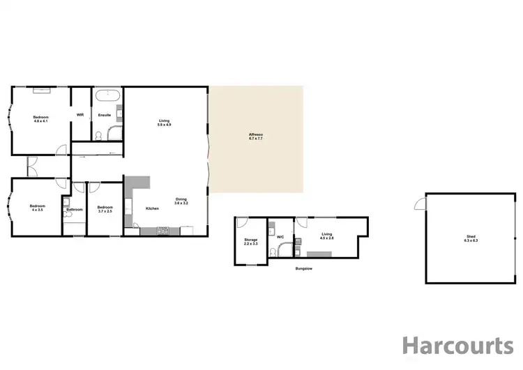 Floorplan of Homely house listing, 18 High Street, Moe VIC 3825
