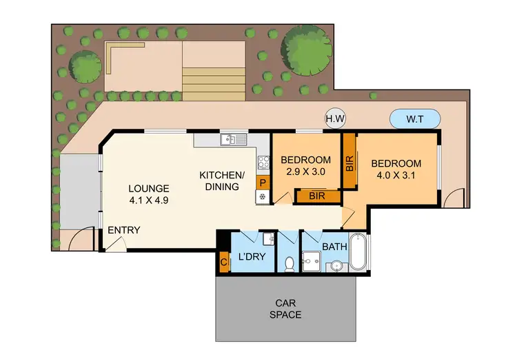 Floorplan of Homely apartment listing, 10/1 Alfrick Road, Croydon VIC 3136